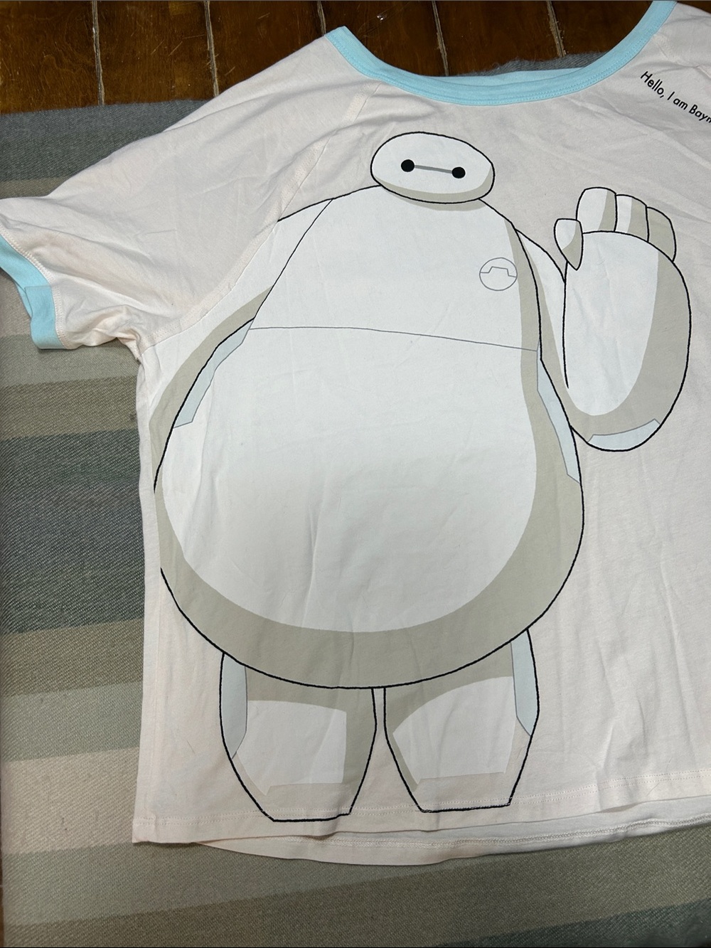 Disney Baymax Graphic Short Sleeve Tee New